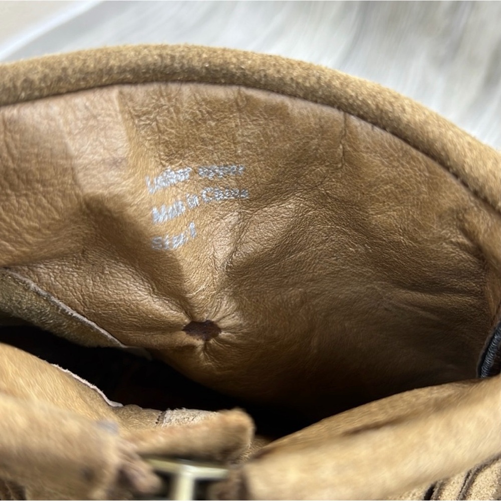 80%20 Fringe Suede Ankle Booties - Tan - Picture 10 of 11